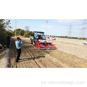 Sembradora de precisión de trigo agrícola